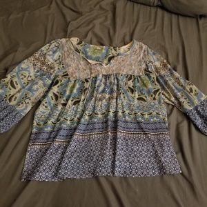 EUC Energie 3/4 inch sleeve top